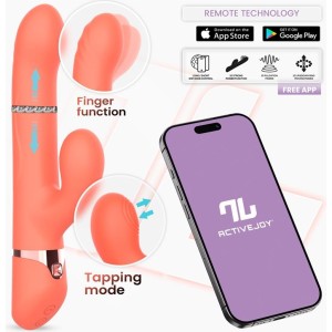 Intoyou App Series Mindy Vibe with Up and Down Beads Ring, Finger and Pulsation with APP