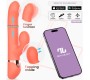 Intoyou App Series Mindy Vibe with Up and Down Beads Ring, Finger and Pulsation with APP