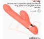 Intoyou App Series Mindy Vibe with Up and Down Beads Ring, Finger and Pulsation with APP