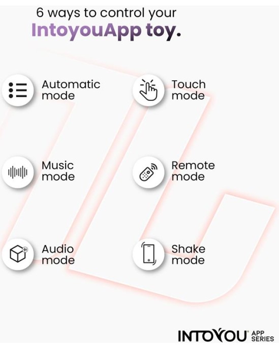 Intoyou App Series Mindy Vibe with Up and Down Beads Ring, Finger and Pulsation with APP