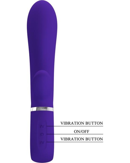 Prettylove Thomas Vibrator G-Spot Purple