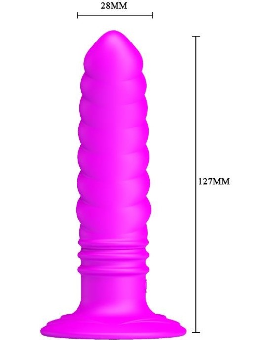 Prettylove Twist Vibrator Anal Plug