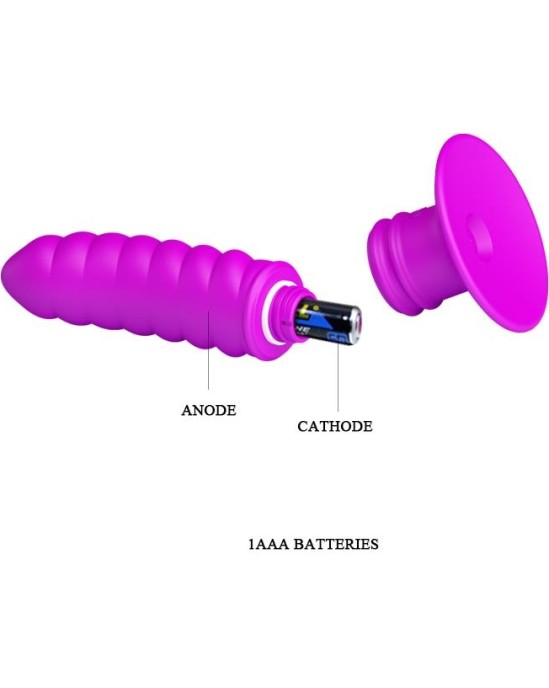 Prettylove Twist Vibrator Anal Plug