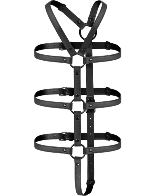 Fetish Submissive Bondage ADJUSTABLE HARNESS TORSO AND ARMS