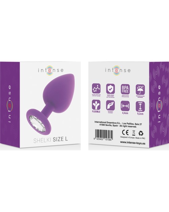 Intense Anal Toys INTENSE - SHELKI L PLUG ANAL LILAC