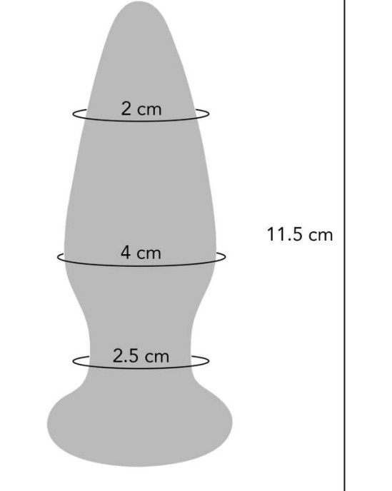 Toyjoy THE SHINING VIBRATING GLAS BUTTPLUG