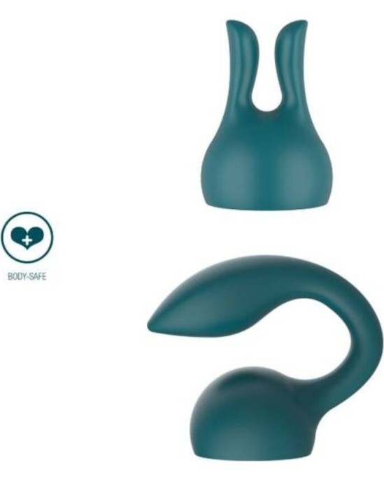 Xocoon ATTACHMENTS PERSONAL MASSAGER GREEN