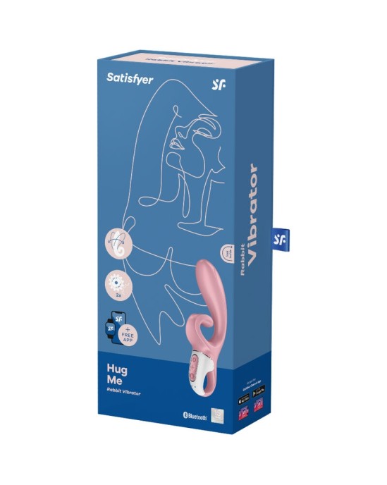 Satisfyer Vibrators ar klitora stimulātoru — rozā