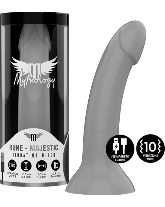 Mythology Fantasy Dildo MYFLOGY RUNE MAJESTIC Dildo S - ВИБРАТОР WATCHME, СОВМЕСТИМАЯ БЕСПРОВОДНАЯ ТЕХНОЛОГИЯ