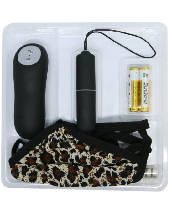 Baile Stimulating WILD BUTTERFLY VIBRATING THONG WITH REMOTE CONTROL 20 MODES