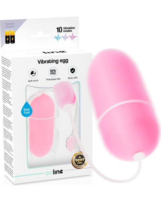 Online PINK WATERPROOF VIBRATING EGG