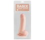 Basix РЕЗИНОВЫЕ РАБОТЫ ПРИСОСКА 18 СМ Dildo FLESH