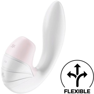 Satisfyer Air Pulse SATISFYER SUPERNOVA СТИМУЛЯТОР ВОЗДУШНЫХ ИМПУЛЬСОВ И ВИБРАЦИЯ - БЕЛЫЙ