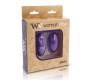 Womanvibe ALSAN EGG REMOTE CONTROL BLACK SILICONE violets