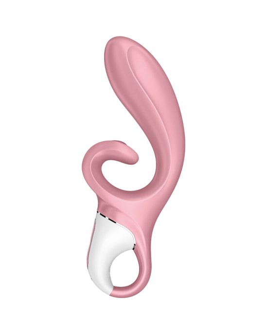 Satisfyer Vibrators ar klitora stimulātoru — rozā