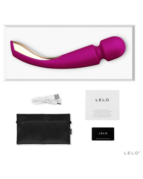 Lelo МАССАЖЕР SMART WAND 2 СРЕДНИЙ ГЛУБОКИЙ РОЗОВЫЙ