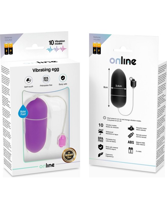 Online LILAC WATERPROOF VIBRATING EGG