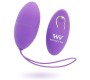 Womanvibe ALSAN EGG REMOTE CONTROL BLACK SILICONE violets