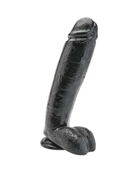 Get Real Dildo 25,5 CM WITH BALLS BLACK