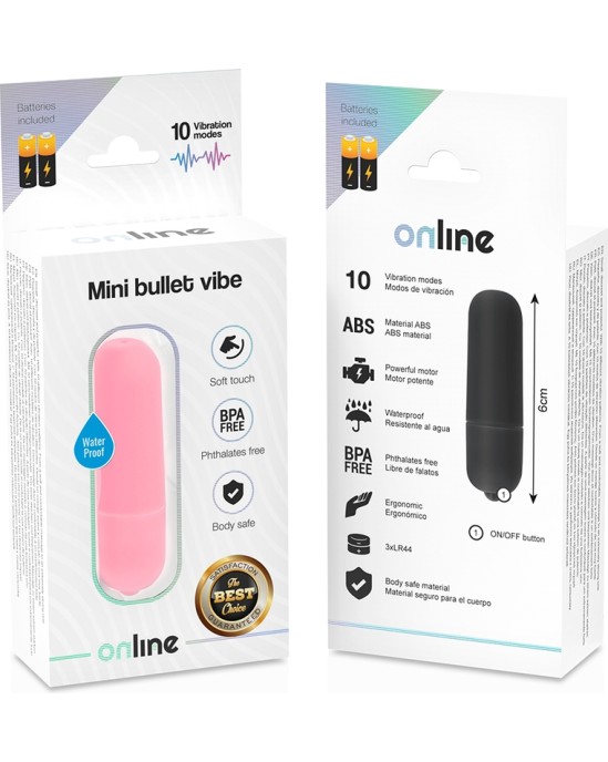 Online MINI PINK VIBRATING BULLET