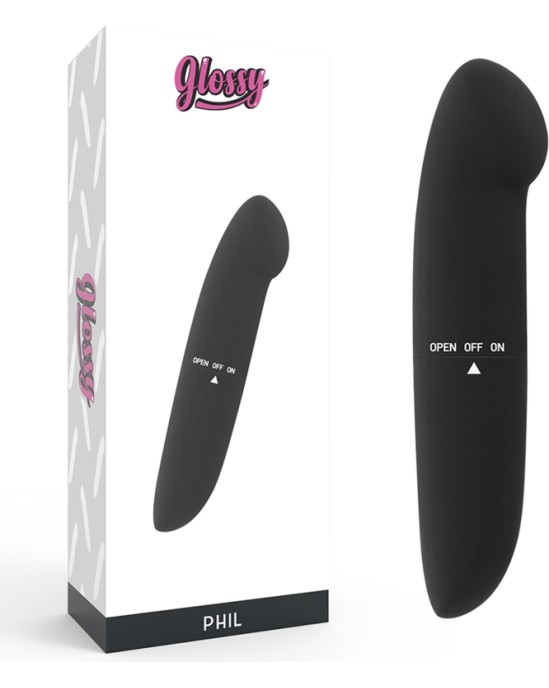 Glossy VIBRATORS melns