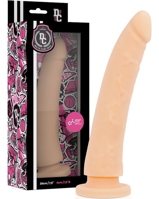 Deltaclub DELTA CLUB - TOYS HARNESS + Dildo FLESH SILICONE 17 X 3 CM