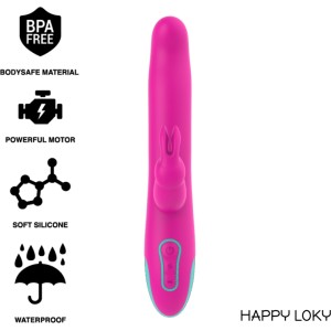 Happy Loky Vibrators ar klitora stimulāciju saderīgs ar WATCHME tālvadības pulksteņa tehnoloģiju