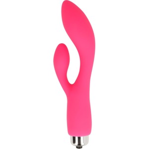 Ohmama Vibrators ar klitora stimulātoru 12,5 CM rozā