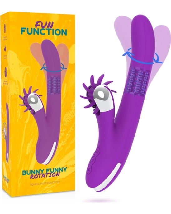 Fun Function Vibrators ar klitora stimulātoru