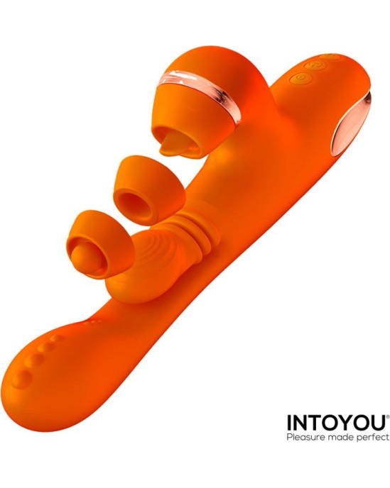 Intoyou Ethan Vibrator 360? G-spot Massage with Multifunction Caps