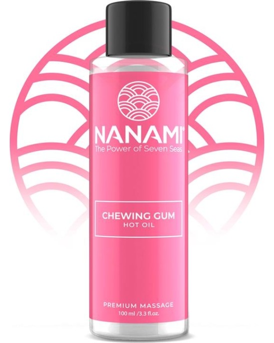 Nanami Hot Oil Massage Chewing Gum Aroma Heat Effect 100 ml