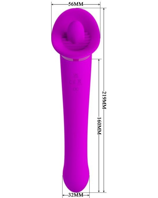 Prettylove Faust Licking Vibrator USB