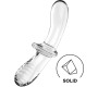 Satisfyer Stimulator Double Crystal Hot and Cold Clear