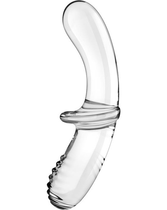 Satisfyer Stimulator Double Crystal Hot and Cold Clear