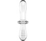 Satisfyer Stimulator Double Crystal Hot and Cold Clear