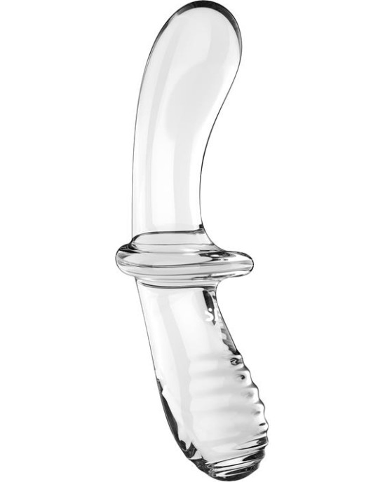 Satisfyer Stimulator Double Crystal Hot and Cold Clear