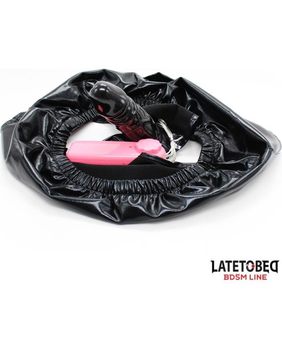 Latetobed Bdsm Line Elastic Briefs with Vibrating Dildo One Size
