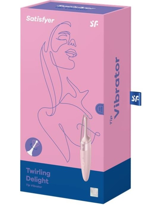 Satisfyer Twirling Delight Rotating Stimulator Rose