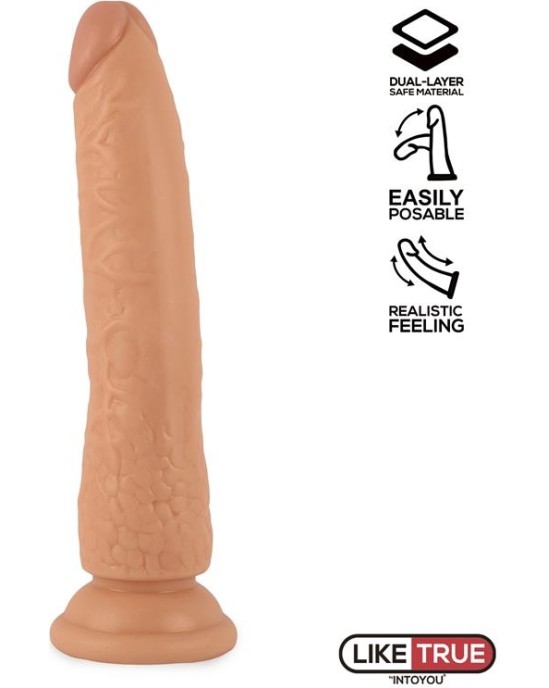 Liketrue Tucker Realistic Articulable-Posable Dildo 8.2 Flesh