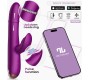 Intoyou App Series Sendel Vibe with Up and Down Internal Beads Ring and Pulsation with App