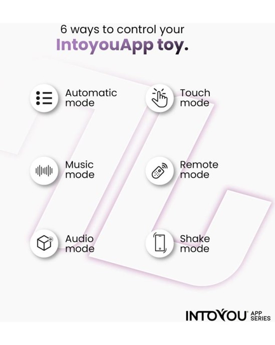 Intoyou App Series Sendel Vibe with Up and Down Internal Beads Ring and Pulsation with App