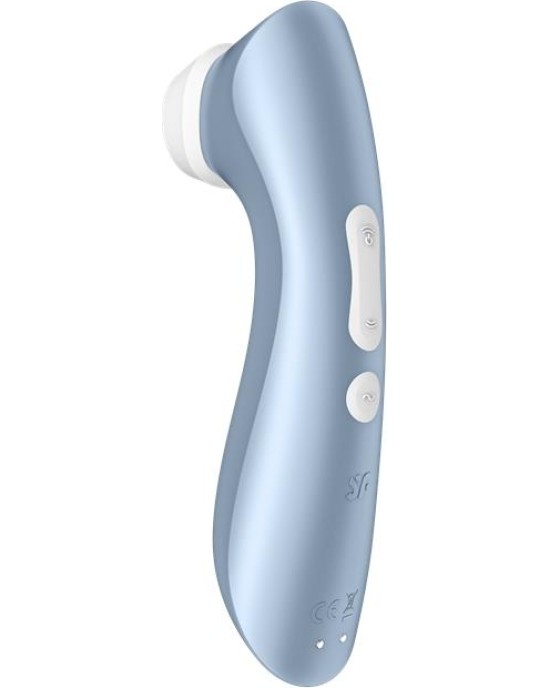 Satisfyer Pro 2+ Clitoris Sucker with Vibration Blue