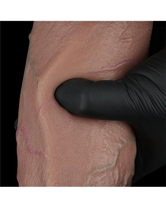 Lovetoy Dildo Dual Layered Silicone XXL 9.5