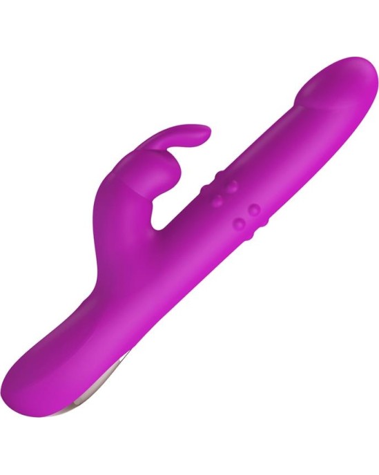 Prettylove Reese Vibe with Internal Beads and Thrusting USB