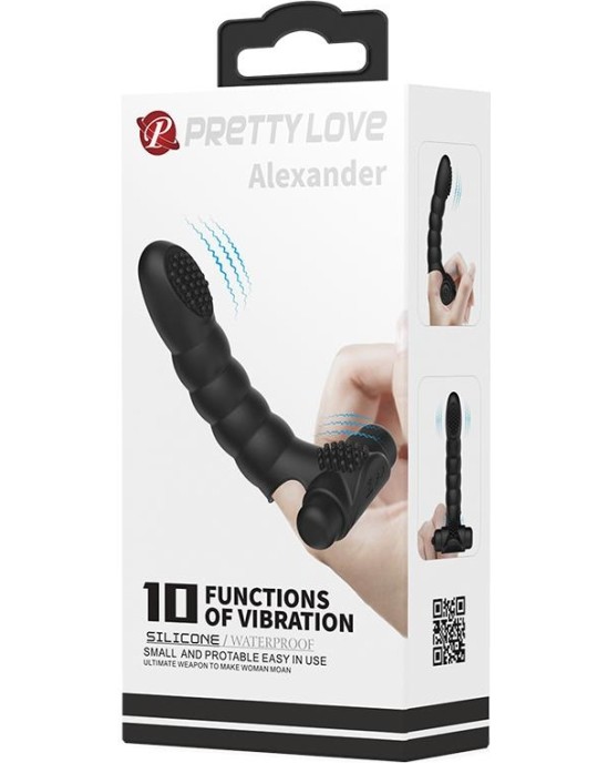 Prettylove Alexander Vibrating Finger Sleeve