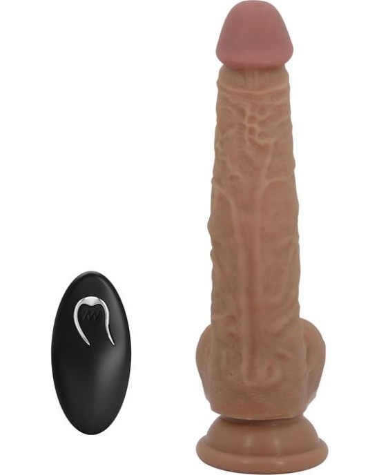 Prettylove Jonathan Dildo with Vibration and Thrusting with Remote Control