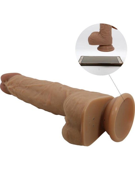 Prettylove Jonathan Dildo with Vibration and Thrusting with Remote Control