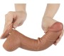 Lovetoy Dildo Sliding Skin 9.5 Brown