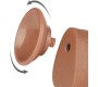 Lovetoy Dildo Sliding Skin 9.5 Brown