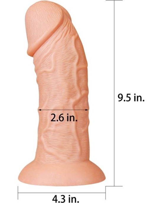 Lovetoy Dildo King 9.5 Flesh